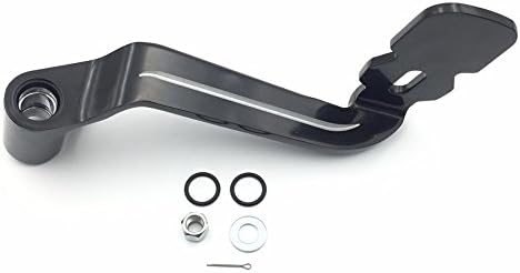 SMT-Black Billet Airflow Rear Brake Lever Brake Pedal Foot Lever Compatible with 2014 Later Touring Trike Road King Street Glide CVO Tri Glide Freewheeler FLRT FLHR [B01JA1YPXC]