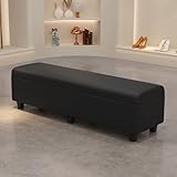 Photo Gallery yckegew panca contenitore lunga per camera da letto e soggiorno, pouf rettangolare moderno sgabello per scarpe da ingresso, panche da posizionare ai piedi del letto(black,80cm) Photo Gallery yckegew panca contenitore lunga per camera da letto e soggiorno, pouf rettangolare moderno sgabello per scarpe da ingresso, panche da posizionare ai piedi del letto(black,80cm)