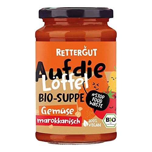 Rettergut auf die Löffel Suppe, Gemüse Marokkanisch, 375ml Cover
