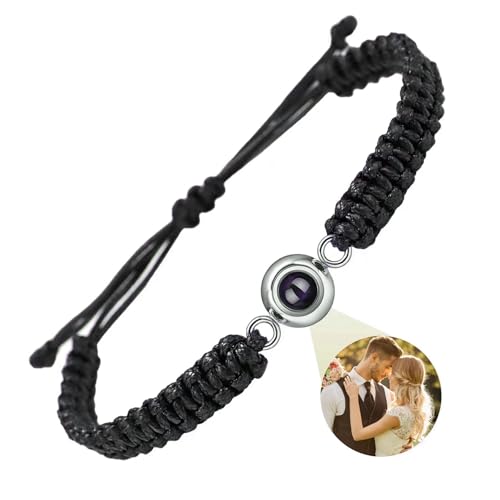 Custom Bracelets with Picture Inside, Personalized Photo Bracelets, Customized Gifts for Love One Women, Friends