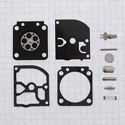 Kit carburatore adattabile, sostituisce Zama