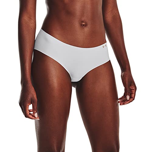 Image of Under Armour Women's Deprecated-3-pack Pure Stretch No Show Hipster Underwear, All-day Comfort Fit & Ultra-soft