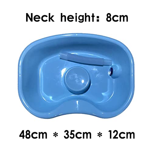 Image of SYDLIn Bed Shampoo Hair Washing Basin Bathing Aid for Disabled Elderly Pregnancy Light Blue 70cm| Other Daily Living Aids| Medical Mobility & Disability