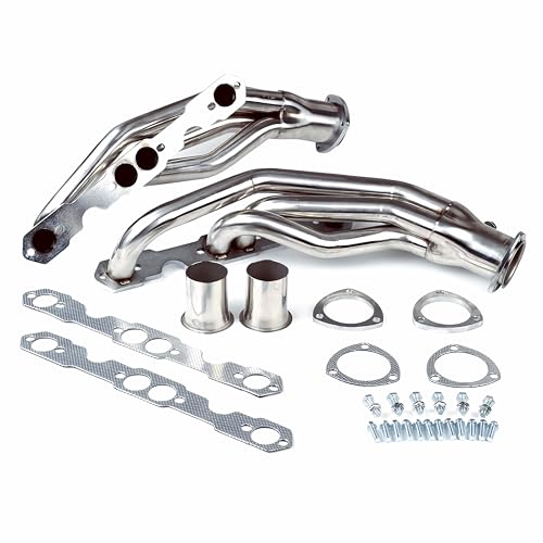 Exhaust Header kit For 1988-1997 Chevy GMC 305/350 5.0/5.7L V8 C/K C1500 C2500 K1500 K25001988 1989 1990 1991 1992 1993 1994 1995 1996 1997 Chevy/GMC 305/350 Exhaust Headers Manifold