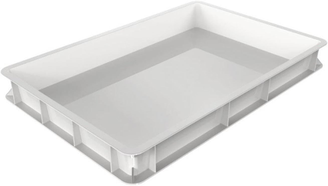 Pizza Proofing Box Storage Container Rectangle Baking Tool Stackable Tray Pizza Turnover Box for Home Household Crust Pastry, S- Small