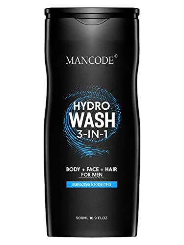 Image of MAN CODE Body Wash For Men Refreshing & Detoxifying Treats Oily Skin Body Wash Gel For Men Size One Bottle - 450Ml (Shea Butter Coffee 3 In1 Hydro Body Wash Gel, Pack Of 3)
