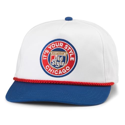 Consejos para Comprar Marlboro blancos disponible en línea para comprar. 42 AMERICAN NEEDLE - Parche de cerveza de estilo antiguo, unisex, ajustable, gorra de béisbol, Blanco/Real (Roscoe), Talla única