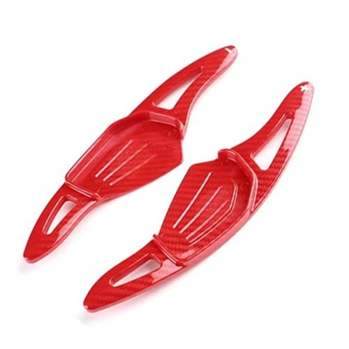 Compatible With Skoda For Enyaq IV 2021 2022 2023 車のステアリングホイールシフトパドルシフターカバーエクステンション装飾アクセサリー シフトパドルエクステンション(Natural)