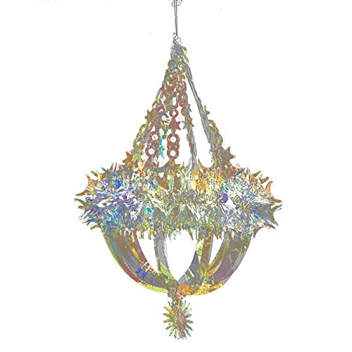 GNGR Lampadario da soffitto con paralume al neon con paralume, paralume decorativo, per soggiorno, camera da letto, dormitorio, vaso per esterni, in plastica (D, taglia unica)