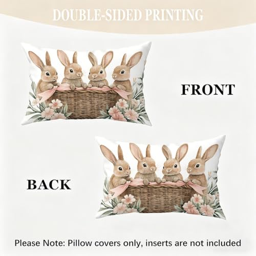 Housse coussin extérieur imperméable : protégez vos canapés de jardin avec ce lot de 2 lapin - 6