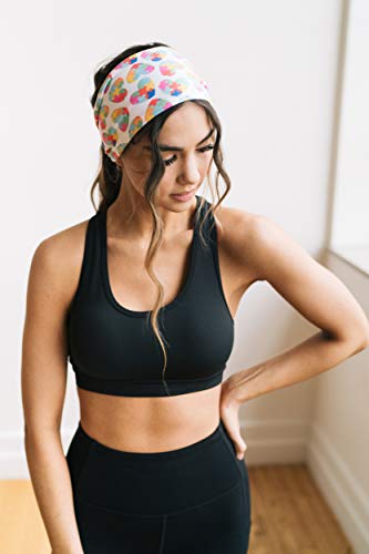 Image of Maven Thread Wide Workout Headbands for Women - Non-Slip Sweatbands for Gym, Running & Yoga