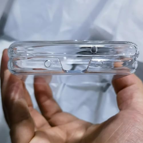 Image of for Tecno Phantom V Flip 5G,Tecno Phantom V Flip 5G Phone Case Clear Transparent TPU Shock-Absorption Flexible Cell Phone Cover for Tecno Phantom V Flip 5G - Transparent