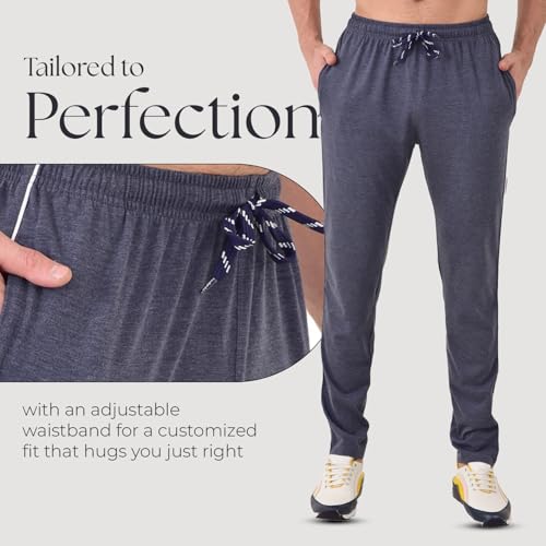 Image of Cotton Track Pant for Men | Lower for Man | Comfortable Lower Men with Zip Pocket for Gym, Sports & Casual Wear
