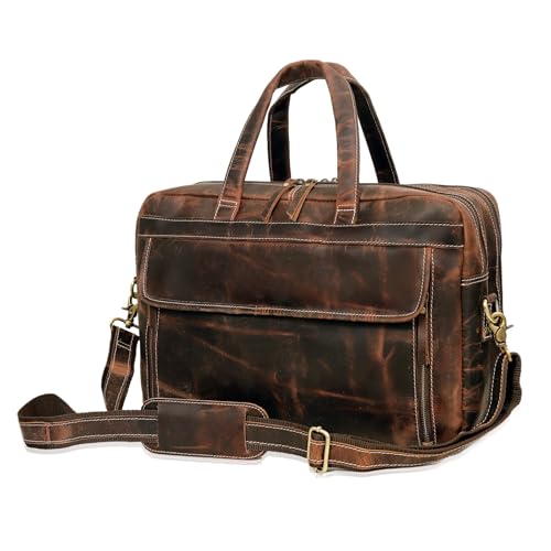 Full Grain Italian Leather Briefcase