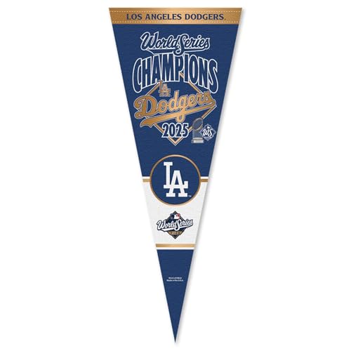 Los Angeles Dodgers 2025 World Champions Series Soft Felt Pennant