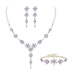 Light Purple Gold-Tone