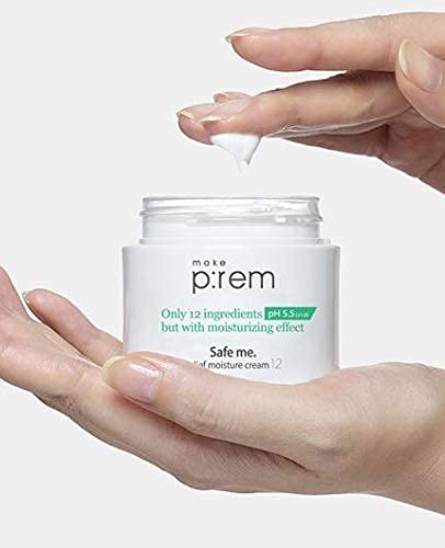 Makep:rem Safe Me. Relief Moisture Cleansing Foam 5.07 Fl. Oz. + Safe Me. Relief Moisture Cream 2.70 Fl Oz #TOP4