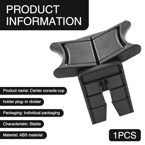 Inserto para portavasos de carro compatible Camry negro miniatura 2