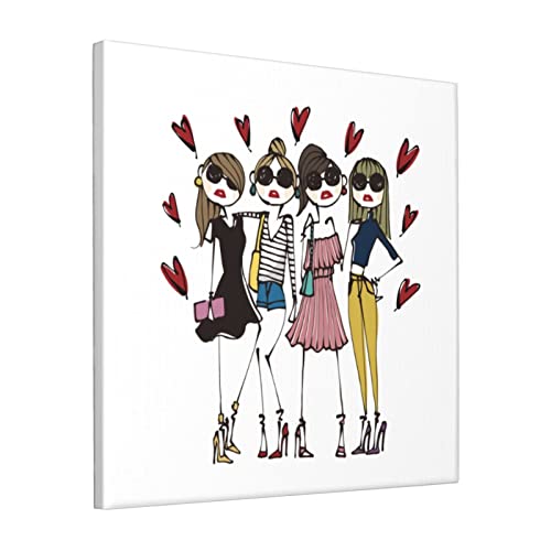 Daichi Miura アートパネル 正方形 アートフレーム 絵画 キャンバス 額付き パネルアート ポップアート モダンアート 現代 壁掛け インテリア 装飾 飾り絵 アート て取り付けやすい30*30cm