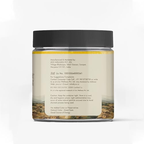 Image of Jivo Desi Ghee 500 ML | Traditional Preparation from Desi Cow Milk | Suitable for Cooking, Frying & Baking | Authentic Aroma and Flavor | Ideal for Indian and Continental Recipes