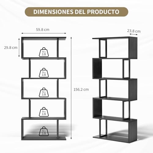 La mejor comparación de Librero negro - 5 favoritos. 29 Imagen adicional
