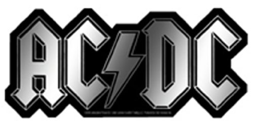 C&D Visionary Licenses Products AC/DC Logo Sticker, Chrome