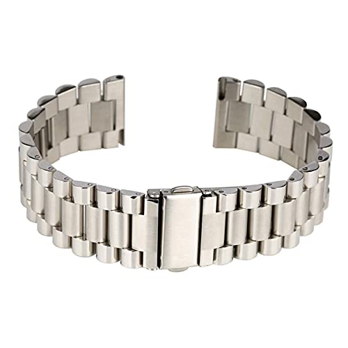 Bracelet de montre premium en acier inoxydable avec fermoir pliant 20 22 mm