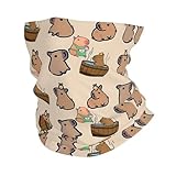 Winter Wärme Capybara Gruppe Bandana Halsbedeckung Bedruckter Schal Multifunktions Radfahren Schal Laufen Unisex Erwachsene Winter