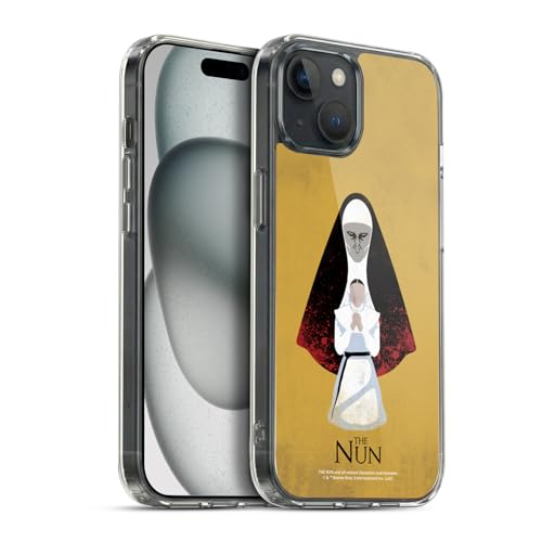 Funda Valak para iPhone 15 Plus de gel suave con diseño exclusivo de The Nun