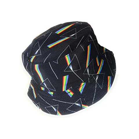 KGM Accessories COOL Prism Floyd dark side style print Festival bucket hat Cover