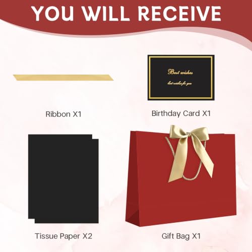 Image of JMANNI Gift Bags with Handles, 14.6 inch Large Gift Bags with Tissue Paper
