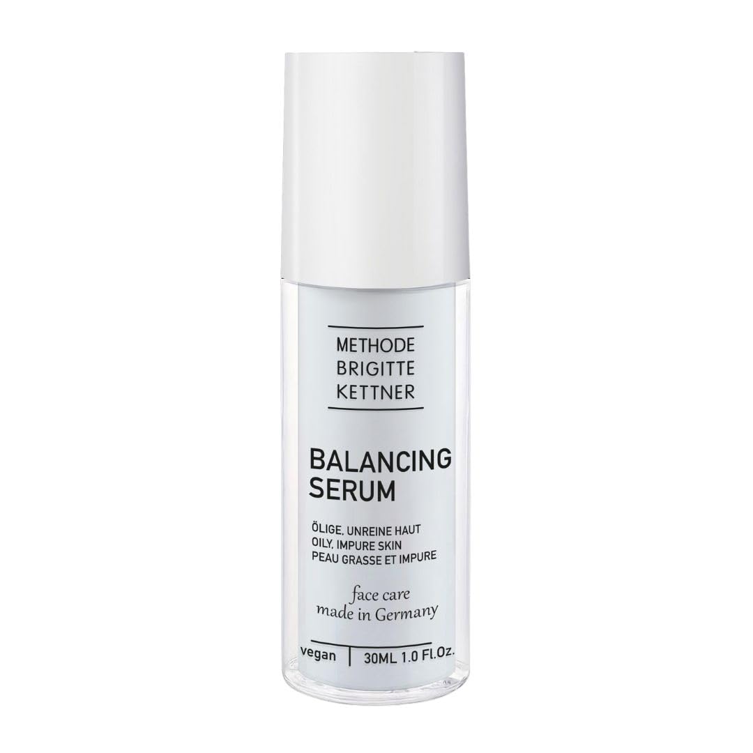 balancing serum 1 x 30ml - intensiv regulierendes Gesichtspflegeserum für die ölige und zu Unreinheiten neigende Haut mit Zink, Kupfer und Milchsäureester