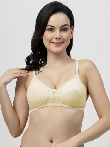 Image of Blue, Lemon, Green Wirefree Non Padded Polka Print Bra