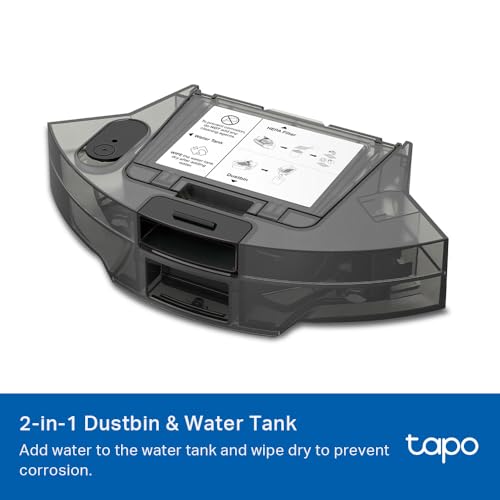 Image of Tapo Robot Vacuum 2-in-1 Dustbin & Water Tank, Compatible with RV30 Max Plus, RV30 Max, RV20 Max Plus, RV20 Max