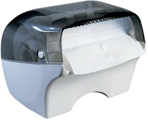 Marplast – Dispensador de toallas bobinotto MP 668 en color blanco/transparente