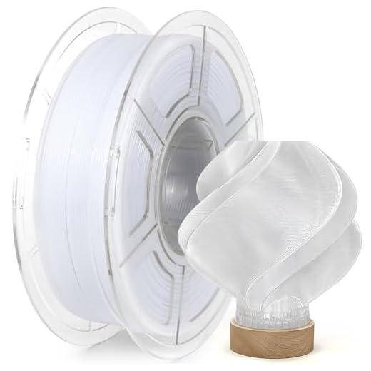 IEMAI PETG Filament 1.75mm 1kg, Translucent Natural 3D Printer Filament Up to 600mm/s Rapid Printing, Accuracy +/-0.02mm, Perfect for Lampshade, Artistic Creations & Home Decor
