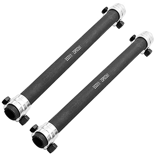 Detroit Axle - Front 2pc Adjusting Sleeves for 95-02 Crown Victoria Lincoln Town Car Mercury Grand Marquis, 2 Tie Rod Adjusting Sleeves 1995 1996 1997 1998 1999 2000 2001 2002 Replacement