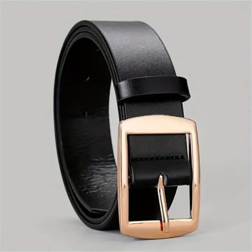 Mnjyihy Men's Casual PU Leather Belt With Fashion Alloy Square Buckle For Daily Wear Leisure Activities4