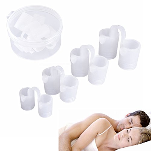 いびき 防止 いびき軽減 いびき対策 ノーズピン 口呼吸防止テープ ねむるん 鼻腔拡張 シリコン素材 大人向け 4個セット