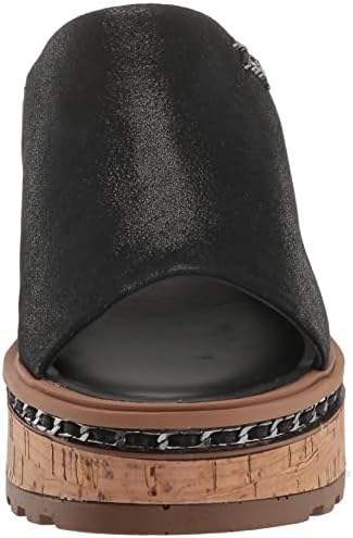 Karl Lagerfeld Paris Women's Carita Wedge Sandal Platform, Black, 8 | Image 1
