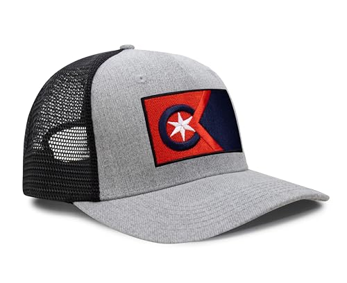 Image of International Tie City Hat for Men and Women, Adjustable Snapback Trucker Baseball Cap with Embroidered Patch