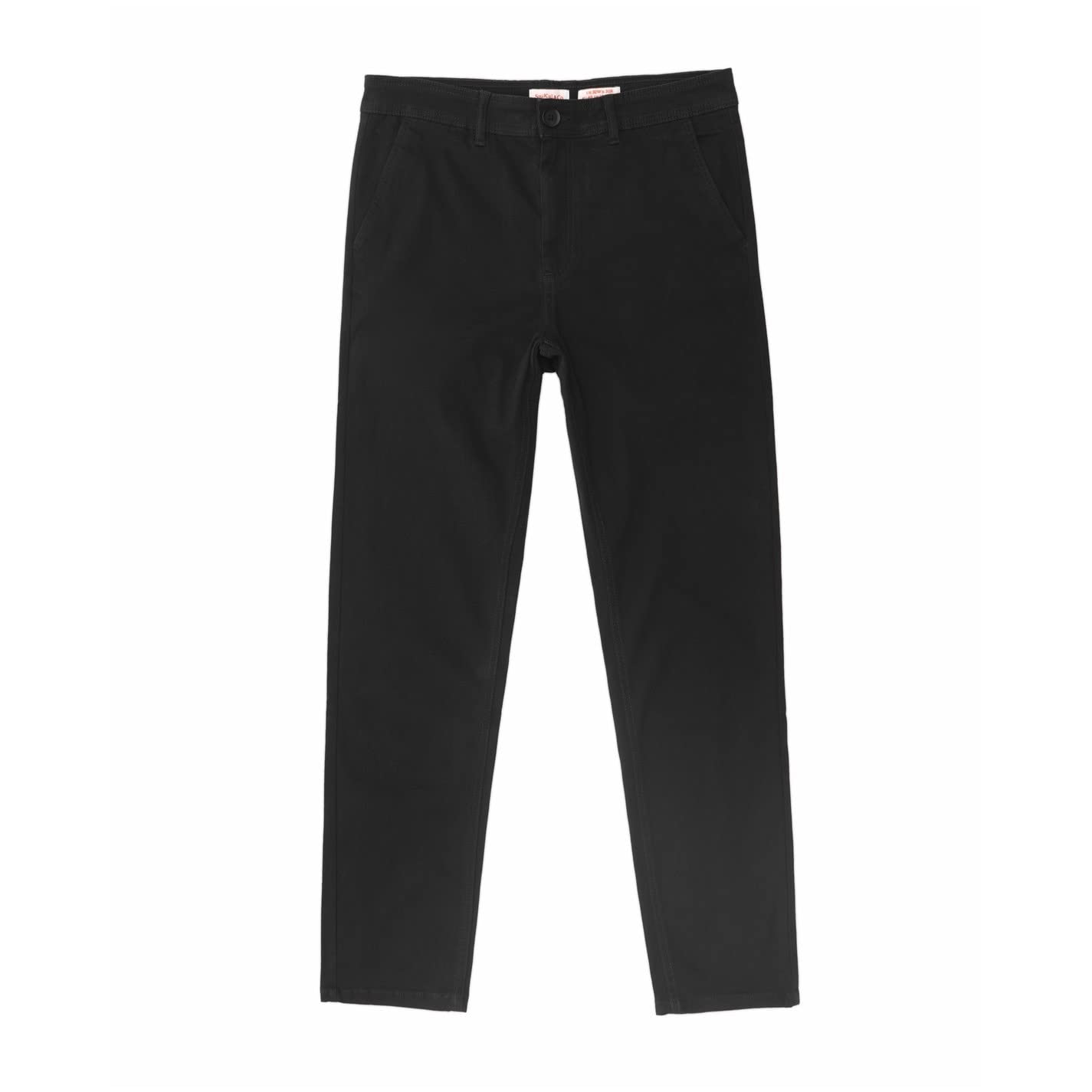 Soul Cal Mens Chinos Black 36W / 32L