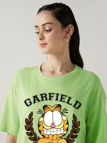 Image of Bewakoof Women's Cartoon Oversized Fit T-Shirt