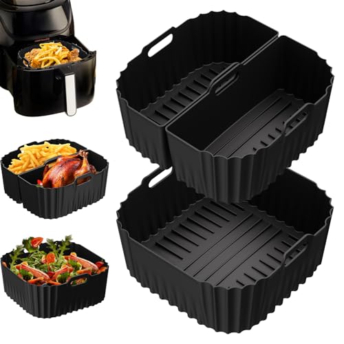 23 25cm Molde Silicona Freidora de Aire