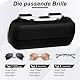 Pinyenr Brillenhalter für Auto,Sonnenbrillenhalter Auto Brillenhalterung Auto Sonnenblende Organizer Brillenhalter für Auto Sonnenblende
