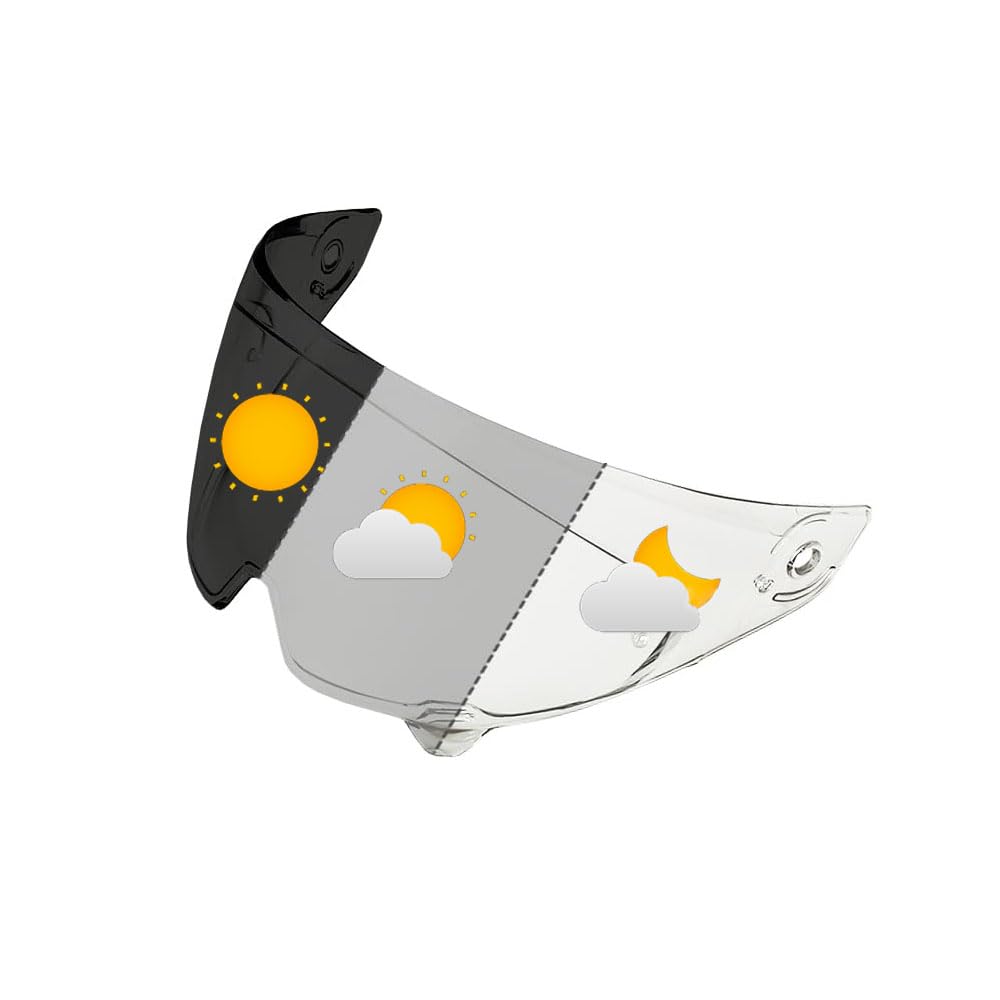 Visière Casque Moto pour RUROC Atlas 3.0 4.0, visière intégrale Anti-UV à Changement Rapide, écran résistant aux Rayures, visière Anti-buée pour Casque