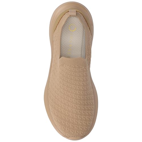 Journee Womens cushioned footbeds Linnea slip-on sneaker textile uppers round-toe4