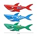 Banzai 3 Piece Magical Mermaid Dolls and 3 Piece Dive Sharks Pool Toys Bundle Set of Pool Toys