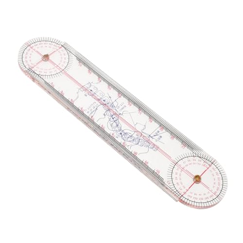 Goniómetro de acrílico para medición de ángulos 17 pulgadas miniatura 1