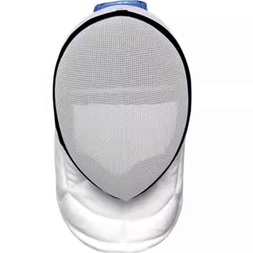 Boobysuu Fencing Epee Mask, CE Certified 350N Masque Fencing Mask, Professional Fencing Protective Gear, Unisex, White L